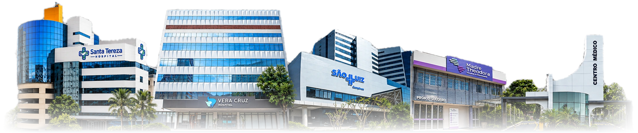 Hospitais de Referência em Campinas — Vera Cruz, Santa Tereza, São Luiz e Madre Theodora