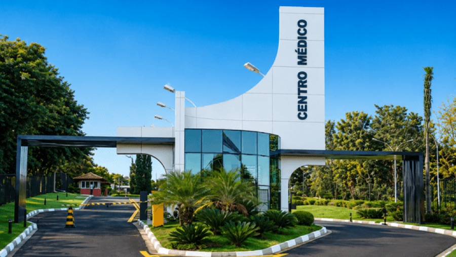 Fachada do Centro Médico de Campinas