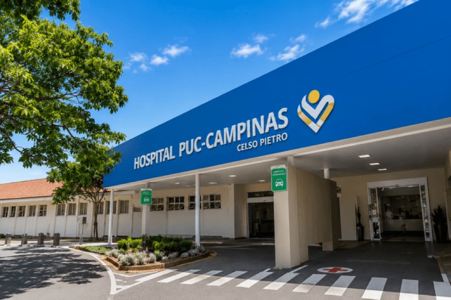 Fachada do Hospital PUC-Campinas